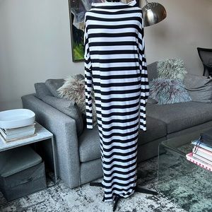 Norma Kamali Maxi Stripe Dress